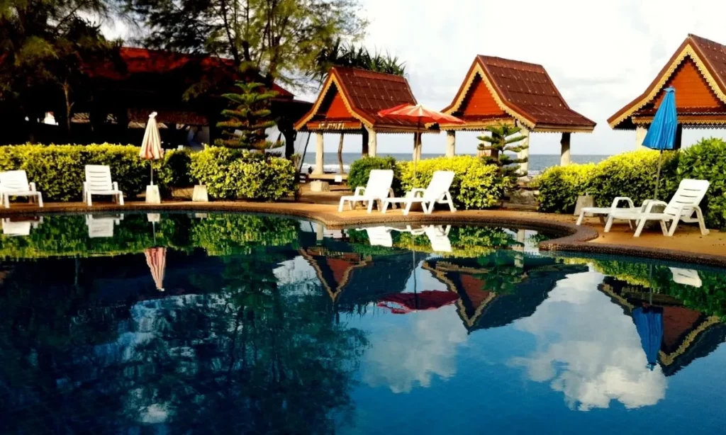 A beachside resort in Thailand