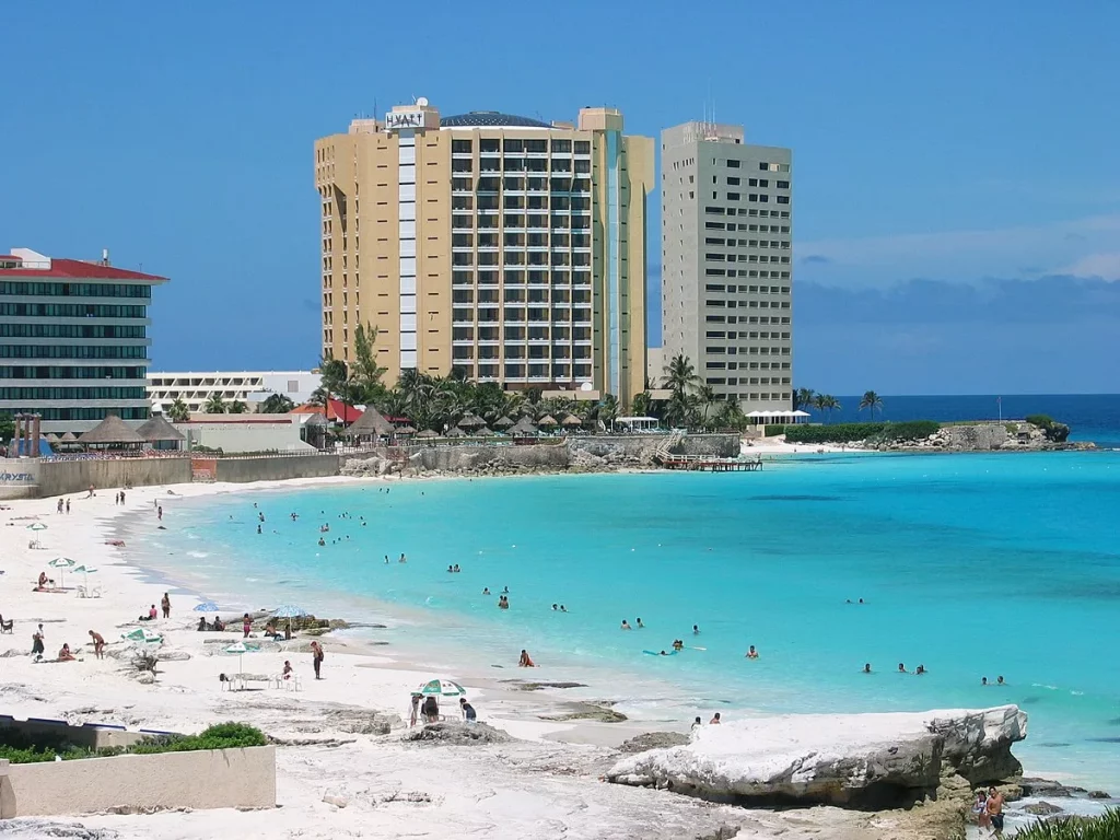 Cancun beach city