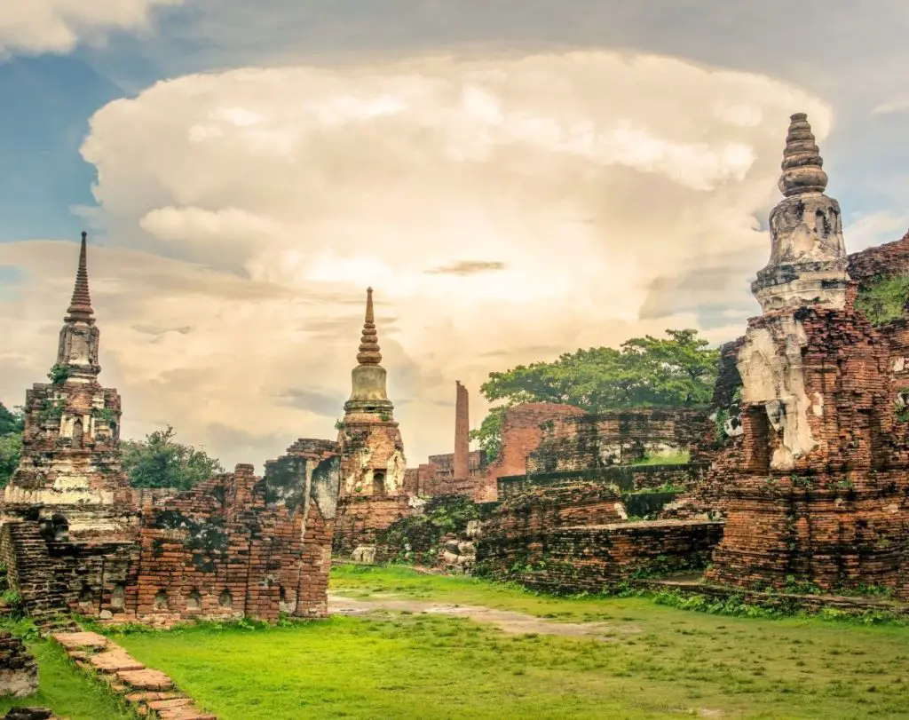 Ruins of Ayutthaya city