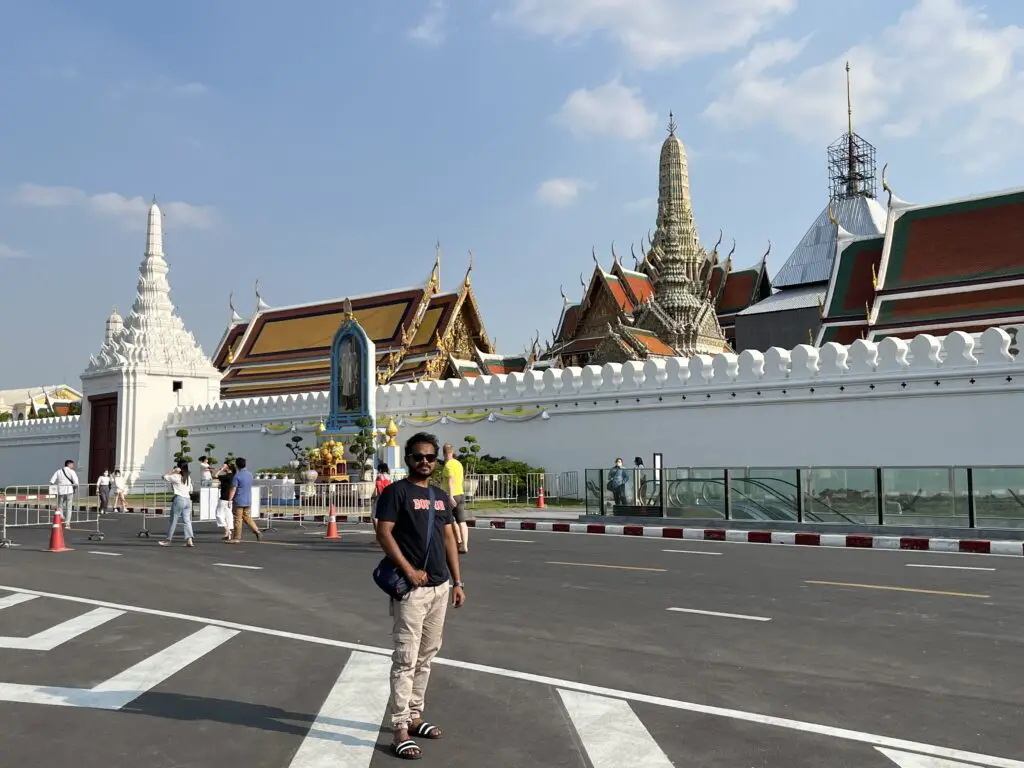 Aditya at Grand Palace - Bangkok in 3 days